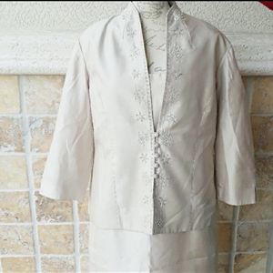 NWOT Onyx Nite 2pc evening maxi dress size 16